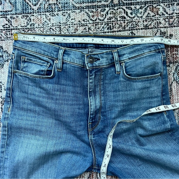 Hudson Holly High-Rise Skinny Jeans Size 30 Ripped Knee Distressed Ankle Length - Picture 6 of 9